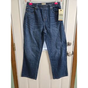 NWT Vintage Classic Daniel Jacob Women's Sz 16H In Distressed Wash Straight Leg